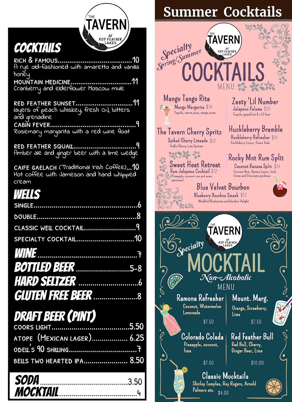 Cocktails Menu Summer 2026 Cocktails Menu Summer 2026
